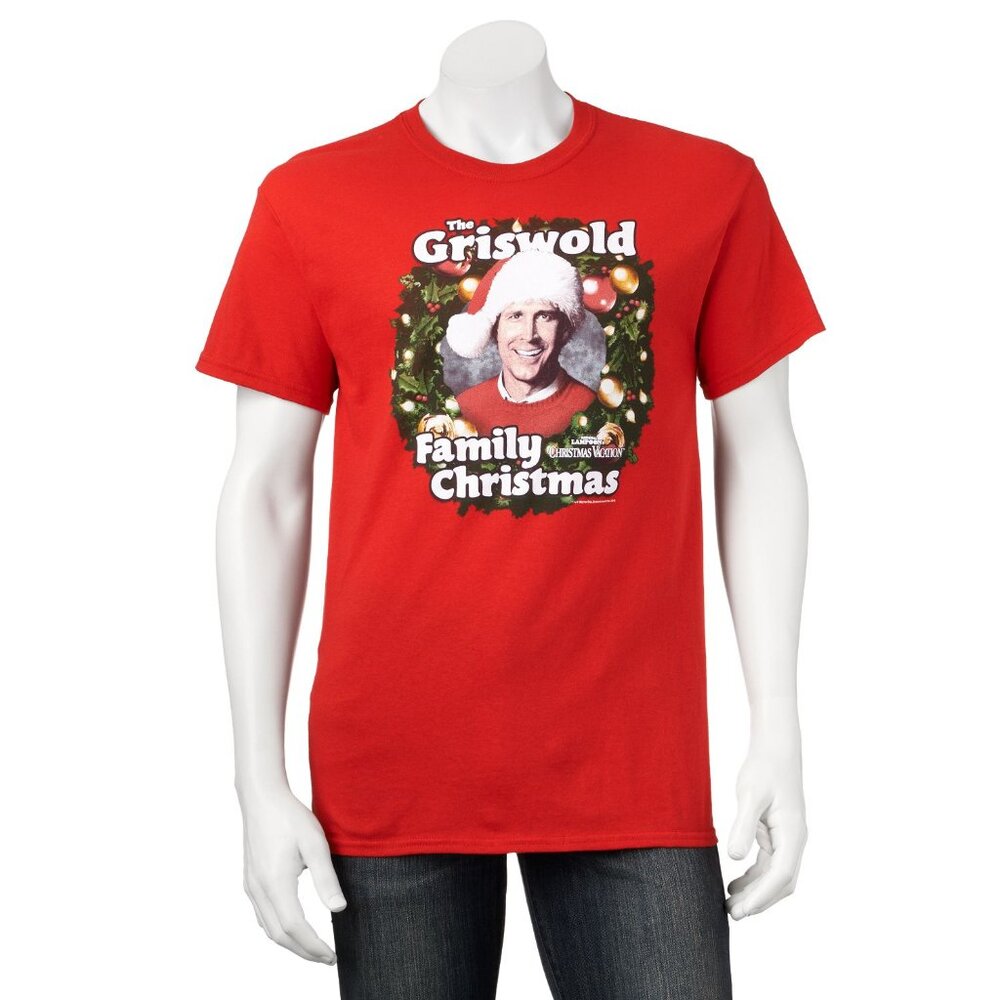 New! National Lampoon's Christmas Vacation Movie T-Shirt Griswold Family
